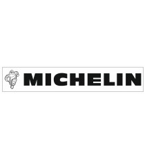 Stickers Michelin bandeau blanc