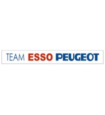 Sticker Team Esso Peugeot bandeau