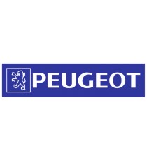 Stickers Peugeot bandeau bleu