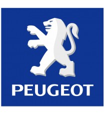 Stickers Peugeot ecusson bleu