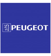 Stickers Peugeot bleu