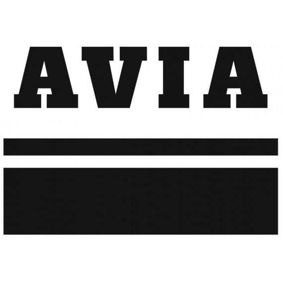 Stickers Avia rouge