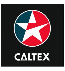 Sticker Caltex fond noir