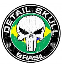 Sticker skull brasil