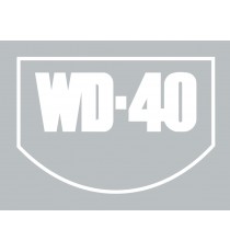 Sticker WD40 blanc