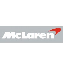 Sticker McLaren blanc et rouge