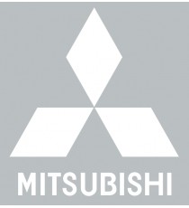Sticker Mitsubichi blanc