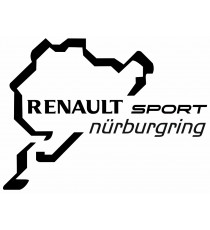 Stickers Renault Sport Circuit Nurburgring