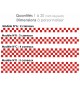 Sticker damier noir et blanc