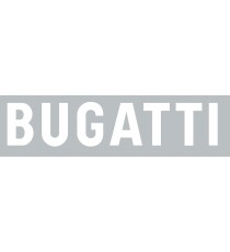 Sticker Bugatti blanc