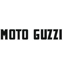 Sticker moto guzzi logo lettres