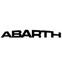 Stickers Abarth (lettres seules)