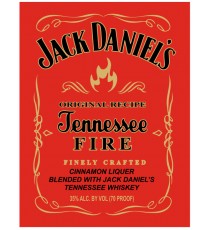 Stickers Jack Daniel's rouge