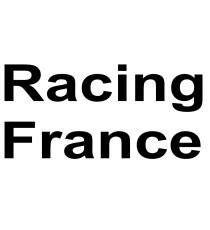 Sticker Racing France (noir ou blanc)