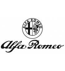 Stickers Alfa Roméo (noir et blanc)