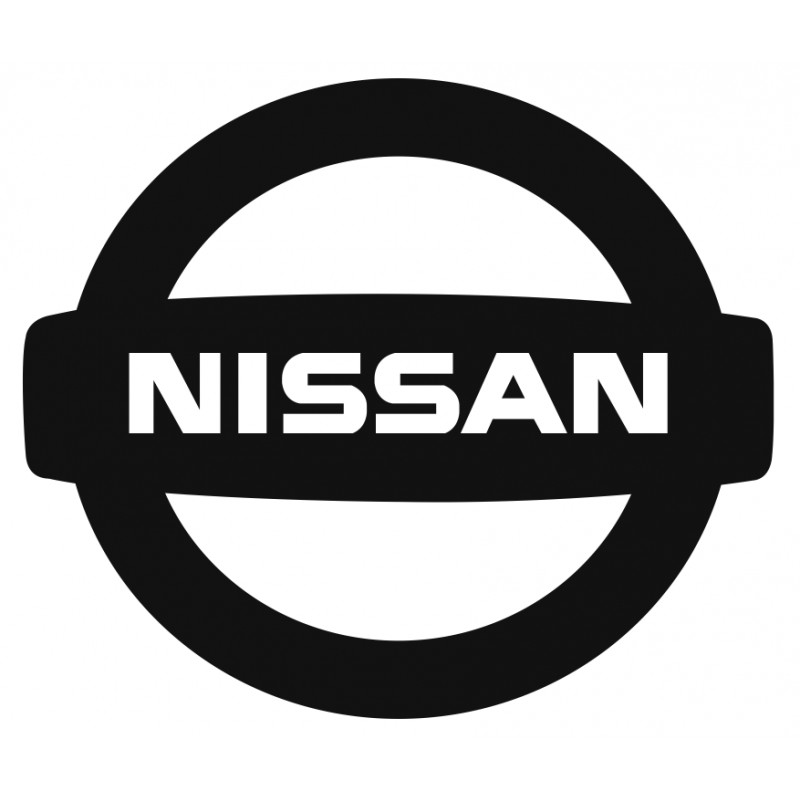 Stickers Nissan logo noir - Stickers AZ