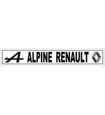 Stickers Alpine bandeau vintage