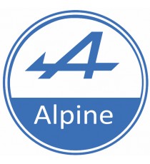 Stickers Alpine logo bleu