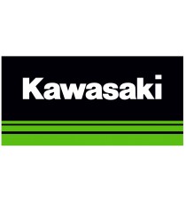 Stickers Kawasaki bandeau vert et noir