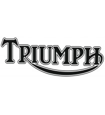 Stickers Triumph noir et blanc