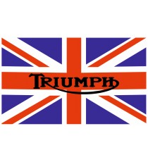 Stickers Triumph Drapeau anglais