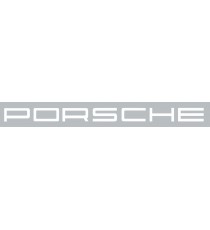 Stickers Porsche (blanc seul)