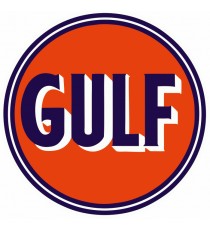 Stickers Gulf logo vintage
